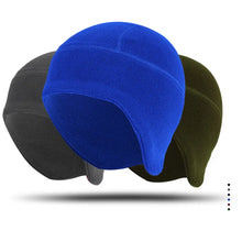 Load image into Gallery viewer, Mens Womens Warm Fleece Beanie Ear Cover Winter Hat Outdoor Cycling Winter Cap for Men Women Camping Workout