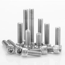Load image into Gallery viewer, M2 M2.5 M3 M4 M5 M6 Hex Socket Head Cap Set Allen Screw Kit 126 - 1080 DIN912 304 Stainless Steel Screw Nut Bolt Assortment Set