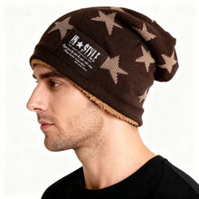 Load image into Gallery viewer, New Fashion Autumn Men Warm Beanies Skullies Casual Outdoor Snow Hat Women Thick Outdoor Star Beanie Sport Hats Knit Unisex Hats