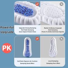 Load image into Gallery viewer, 1 Pair New Soft Full Palm Popcorn Air Cushion Sports Insoles High Elasticity Comfortable Shock Absorption Running Accessories