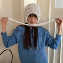 Load image into Gallery viewer, New Luxury Sequined Winter Hat Ear Protection Outdoor Beanies Thick Warm Baotou Knitted Women's Hats Chrismas Gifts