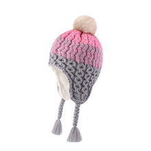Load image into Gallery viewer, Infant Pom Pom Beanie Kid Winter Hats Toddler Cap Knit Warm Beanies Caps for Baby Boys Girls
