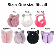 Load image into Gallery viewer, Cute Rabbit Design Animal Ear Earflap Hat Frog Animal Style Foldable Design Warm Ear Muffs Thickened Korean Style Beanie Cap