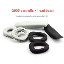Load image into Gallery viewer, Somic Earphone G909 G909n Earphone Sleeves Ear Cotton Leather Earmuffs Foam Cover Earmuffs Earphone Accessories