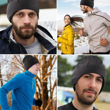 Load image into Gallery viewer, Comfortable and breathable Beanie hat, soft bicycle head cap, men's and women's winter hats suitable for keeping warm