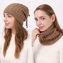 Load image into Gallery viewer, Vintage Thick Knit Beanies Cap Hat Ear Protect Soft Knitted Cap Hat Dual-purpose Warm Cap Autumn Winter