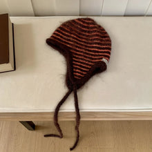 Load image into Gallery viewer, New Windproof Knitted Hat Ear Protection Keep Warm Warm Woolen Hat Versatile Cold-proof Beanie Hat Woman Girl