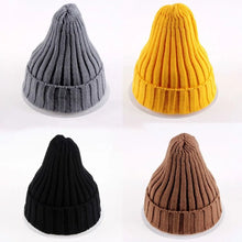 Load image into Gallery viewer, New Warm Beanie Soft Knitted Hip Hop Cap Solid Color Knitted Hat Women Men