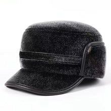 Load image into Gallery viewer, New Warm Lei Feng Hat Imitation Mink Windproof Ear Protection Hat with Ear Flap Coldproof Dad Hat Autumn and Winter