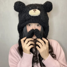 Load image into Gallery viewer, Fashion Cold-proof Faux Fur Beanies Hat Thicken Cold Protection Winter Anti Cold Hat Cute Knitted Bobble Cap Women Accessories
