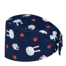 Load image into Gallery viewer, Unisex Cartoon Printing Scrub Cap Adjustable Buckle Print Design Nursing Cap Pure Breathable Soft Lab Scrub Hat Operating Room