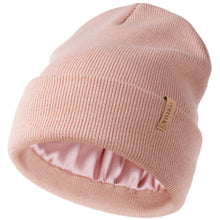 Load image into Gallery viewer, FURTALK Women's and Men's Knitted Beanie Hat with Smooth Soft Silk Satin Lining, Acrylic Winter Hat, Warm and Stylish Skull Cap