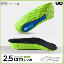 Load image into Gallery viewer, Insole Memory Foam Height Increase s for Men Women s Flat Feet Arch Support Orthopedic s Sneakers Heel Lift Care shoe pads