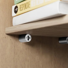 Load image into Gallery viewer, 100/2Pcs Self-tapping Screws Cabinet Bracket Wardrobe Storage Rack Septum Screw Fixed Support With Slip Resistant Rubber Sleeve
