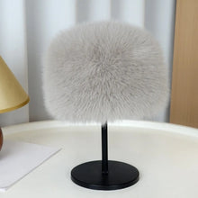 Load image into Gallery viewer, Fashion Plush Fluffy Fur Bucket Hat Warm Furry Fisherman Hat Ear Protection Soft Mongolian Cap Winter