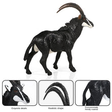 Load image into Gallery viewer, Wild Forest Animal Zoo plastic Models Simulation Antelope Gazelle Argali Model Action Figure Figurines Teaching Kids Toys