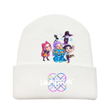 Load image into Gallery viewer, KPop Demon Hunters Winter Cold Hat Knitted Hat Cartoon Anime Warm Fashion Accessories Children's Birthday Christmas Cute Gift