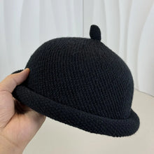 Load image into Gallery viewer, Fashion Solid Color Knitted Melon Skin Hats with Short Brim Keep Warm Knitted Hat Skull Cap Winter