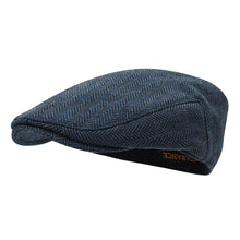 Load image into Gallery viewer, Men's Herringbone Flat Ivy Newsboy Hat Wool Blend Gatsby Cabbie Cap