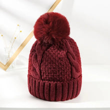 Load image into Gallery viewer, Knitted Hat Thickened Winter Warm Hat Stylish Beanie Hats Casual Outdoor Knitted Cap