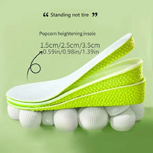 Load image into Gallery viewer, Insole Invisible Height Increase s Green Memory Foam s Sole Pad Breathable Comfortable for Men Women Feet Care shoe pads