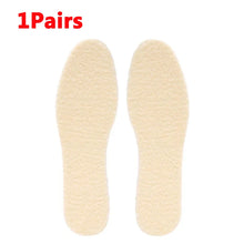 Load image into Gallery viewer, Insole Natural Lamb Fleece s Men Women Winter Keep Warm Soft Wool Thicken pad Cashmere s Insert Thermal Pads shoe pads