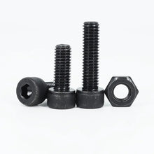 Load image into Gallery viewer, Black 2500P Hex Socket Head Screws Set M2 M2.5 M3 M4 M5 M6 DIN912 12.9 Allen Screw Nut Steel Button Head Socket Cap Bolt Nuts