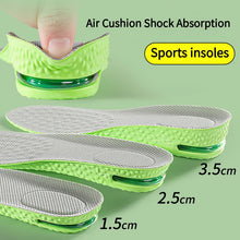 Load image into Gallery viewer, Insole 1Pair Air Cushion height increase s Breathable Sweat and Anti-Odour Shock Absorbing for Sports s shoe pads
