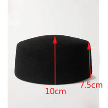 Load image into Gallery viewer, Retro Flight Attendant Ball Hat Women's 100% Wool Felt Beret Party Charming Hat Wedding Cocktail Party Medicine Box Hat