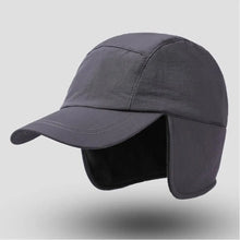 Load image into Gallery viewer, Casual Polar Fleece Winter Baseball Cap Waterproof Thick Earmuffs Hat Cold Weather Solid Color Ear Protection Hat Winter
