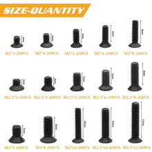 Load image into Gallery viewer, 300/360Pcs M2 M2.5 M3 KM Screw Flat Head Phillips Screws Laptop Notebook Screws Set Kit For Computer Notebook Small Screw Kit