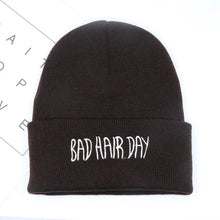 Load image into Gallery viewer, Winter Unisex Funny Bad Hair Day Hip Pop Beanie Hat Women Men Ski Cap