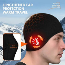 Load image into Gallery viewer, Fashion Winter Warm Fleece Running Cap Quick-drying Thermal Skiing Beanie Hat Windproof Elastic Earflap Hat