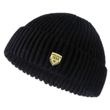 Load image into Gallery viewer, Autumn and winter knitted hat men's warm woolen hat couple pullover landlord hat ins street melon skin hat 1998 logo