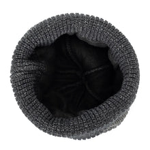 Load image into Gallery viewer, Two Tone Winter Hat Fur Lined Flanging Cap Stylish Soft Beanie Hats For Men Women Warm Thick Outdoor Ski Sports Hat