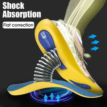 Load image into Gallery viewer, 1 Pair New Sports Elasticity Insoles Elasticity Shock Absorption Breathable Running Insoles