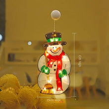 Load image into Gallery viewer, Christmas Decorative Lamp Santa Claus Sucker Lamp Christmas Tree Holiday Modeling Lamp Window Lamp Decoration