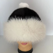 Load image into Gallery viewer, New Fluffy Fur Winter Hat Red Thicken Panama Cap Cold Windproof Berets for Women Girls