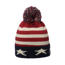 Load image into Gallery viewer, Oohmy Winter Beanie Cuffed Knit Warm Hat for Men Women Youth Boys Girls American Flag Outdoor Ski Sports Hiking Caps