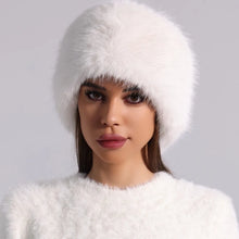 Load image into Gallery viewer, New Faux Fur Empty Hat Thicken Soft Travel Brimless Hat Ear Protection Winter Warm Headband Cover