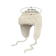 Load image into Gallery viewer, Fashion Teddy Fleece Winter Hat Warm Ear Protection Bonnet Caps Casual Windproof Woolen Crochet Bonnet Outdoor