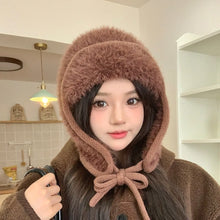 Load image into Gallery viewer, Balaclava Earflaps Ear Protection Hats Warm Cozy Beanies Caps Fleece Knitted Caps Outdoor