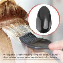 Load image into Gallery viewer, 2Pcs Plastic Hair Dying Ear Covers Waterproof Bath Tool Ear Protector Cover Caps Earmuffs Reusable Hair Dyeing Protectors