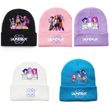 Load image into Gallery viewer, KPop Demon Hunters Winter Cold Hat Knitted Hat Cartoon Anime Warm Fashion Accessories Children's Birthday Christmas Cute Gift