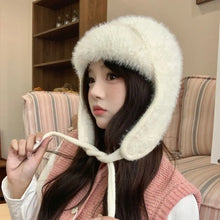 Load image into Gallery viewer, Balaclava Earflaps Ear Protection Hats Warm Cozy Beanies Caps Fleece Knitted Caps Outdoor