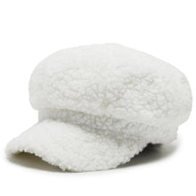 Load image into Gallery viewer, Fashion Lamb Wool Berets for Women Autumn Winter Painter Hat Octagonal Cap