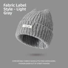 Load image into Gallery viewer, New Solid Color Knitted Beanies Anti-cold Outdoor Female Beanie Caps Keep Warm Warmer Bonnet For Women/Men/Students