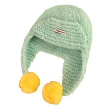 Load image into Gallery viewer, New Polyester Knitted Cap Casual Warm Earmuffs Hat Sweet Windproof Cycling Cap Women Men