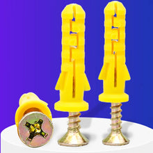 Load image into Gallery viewer, 40/50pcs Self-Tapping Screws Kit Stainless Steel Expansion Screws Cross Tips Wall Anchors And Screws For Drywall M6x40 M6×30