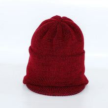 Load image into Gallery viewer, Knitted Woolen Autumn Winter Old Man Hat Hugger Toque Cap Stocking Head Watch Scarf Warm Outdoor Cycling Thickened 8M54